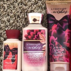 A THOUSAND WISHES BATH AND BODY WORKS BUNDLE!